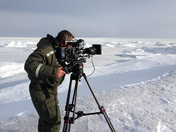 At the end of March I went to Svalbard to film an Arctic segment for a series on Europe's wildest places. Produced by Off the Fence Productions in Bristol for National Geographic. Photo by Dan Celius.