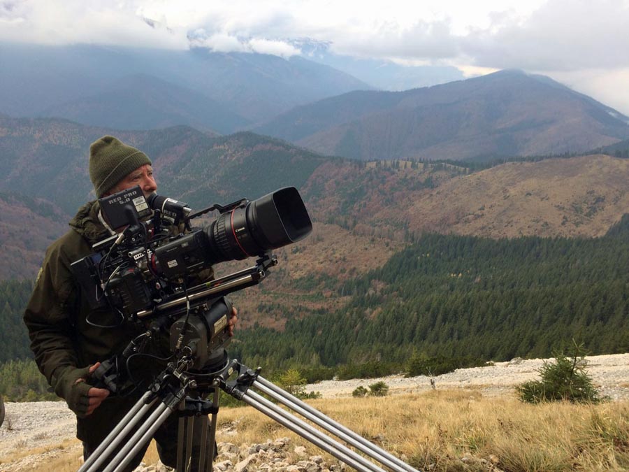 November saw the first shoot of a feature length documentary about Romania produced by Off The Fence Productions in Bristol. We were based in the Carpathian Mountains to film brown bears, wild boar and chamois. Photo by Sarah Titcombe.