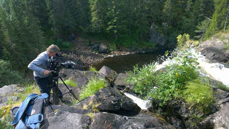 July also saw a trip to Finland to film bears and wolves for a programme on European forests - part of a series on Europe's wildest places produced by <a href="http://www.offthefence.com"> Off The Fence Productions </a> in Bristol for National Geographic. Photo by Teemu Karvonen.